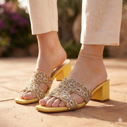 Xiamin Yellow Golden Heel