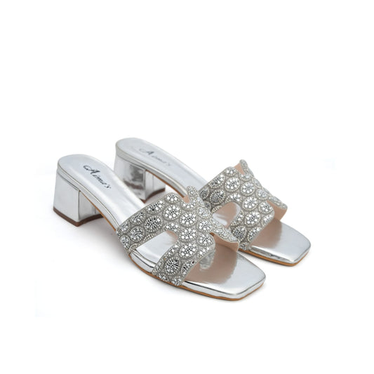 XIAMIN SILVER HEEL