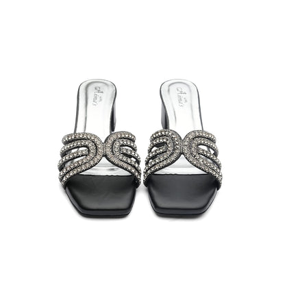 Fancy Black Heel
