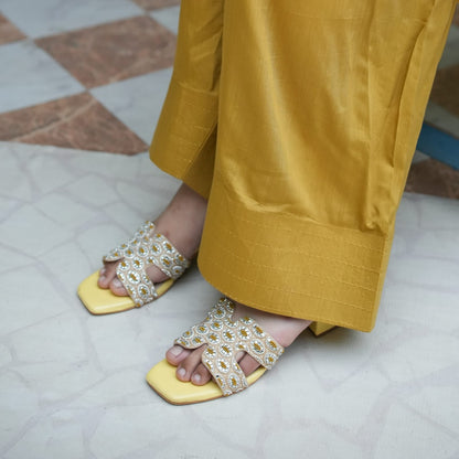 Xiamin Yellow Golden Heel