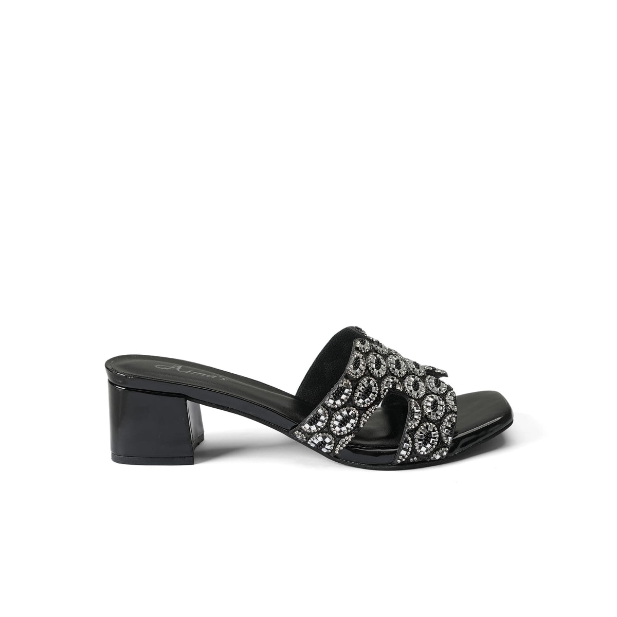 Xiamin Black fancy heels
